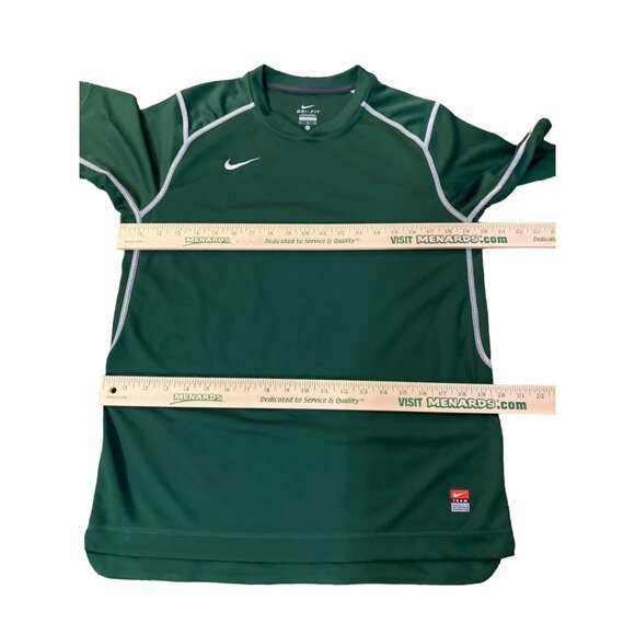 Nike Athletic Shirt Mens XL Used Green Dri-Fit 379155-347 *Couple Snags - Picture 15 of 16